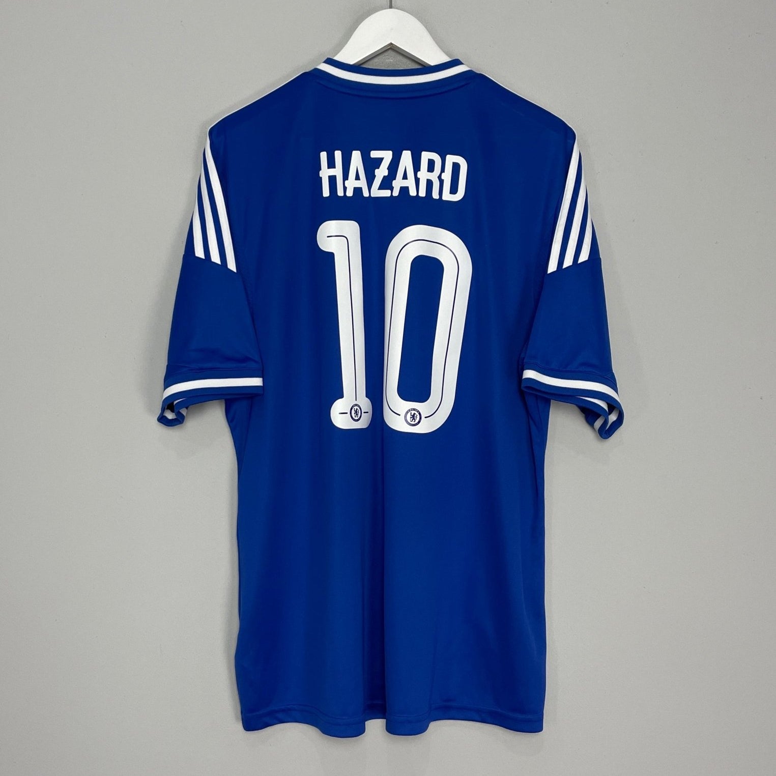 Shop 2013/14 CHELSEA HAZARD #10 HOME SHIRT (XL) ADIDAS, classic football shirts, vintage football shirts & retro soccer jerseys at Cult Kits