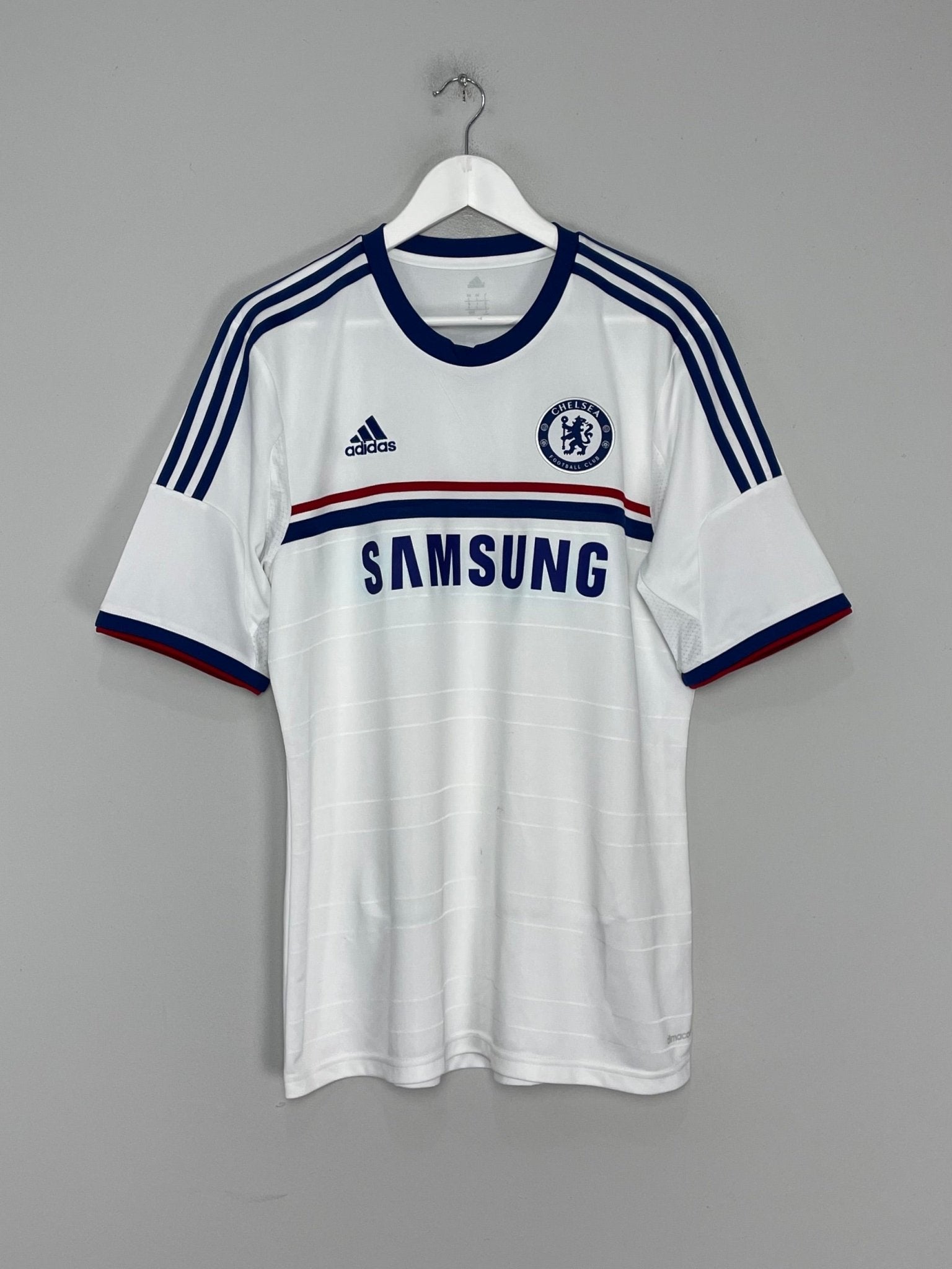 Shop 2013/14 CHELSEA HAZARD #17 AWAY SHIRT (L) ADIDAS, classic football shirts, vintage football shirts & retro soccer jerseys at Cult Kits