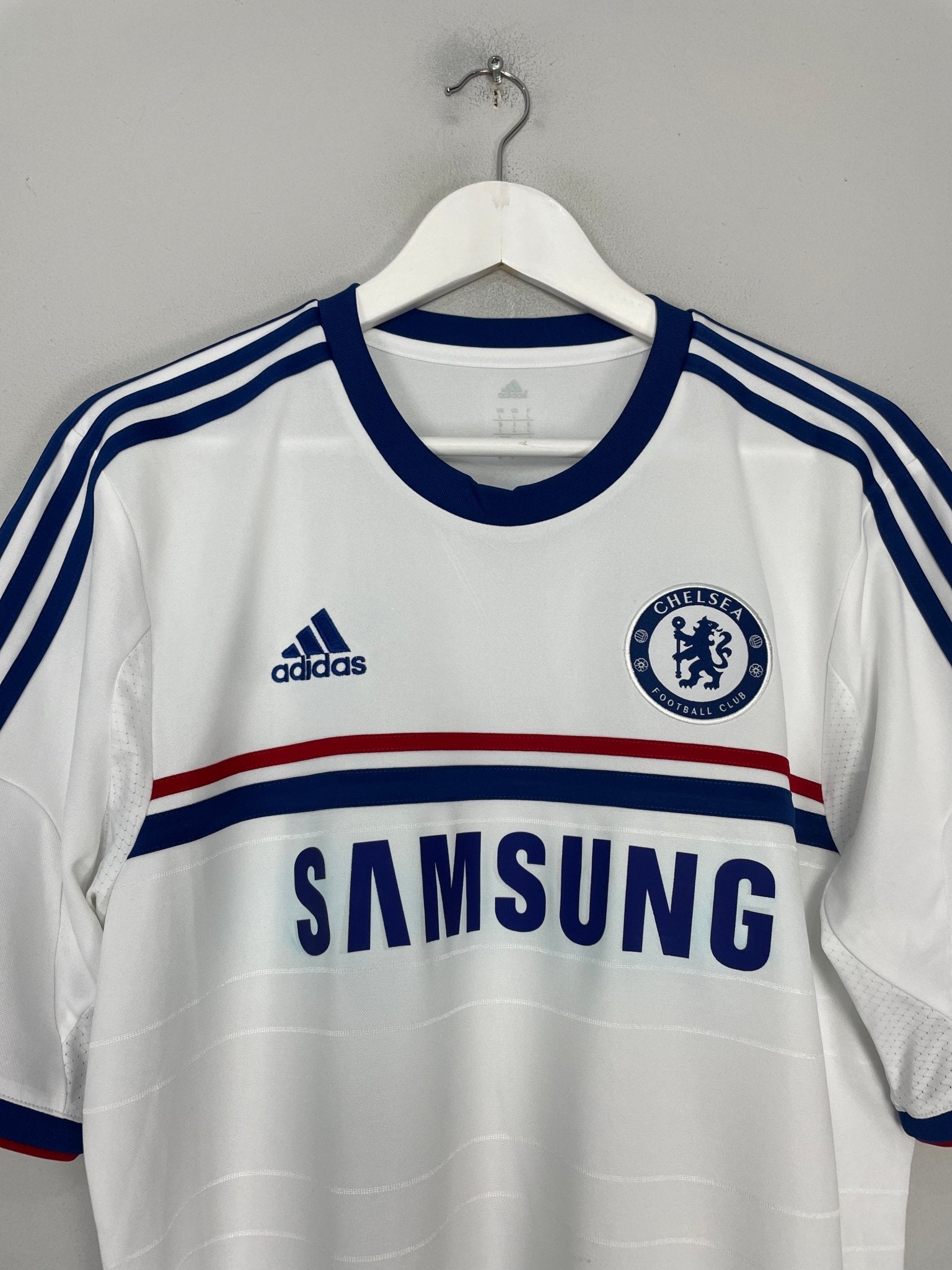 Shop 2013/14 CHELSEA HAZARD #17 AWAY SHIRT (L) ADIDAS, classic football shirts, vintage football shirts & retro soccer jerseys at Cult Kits
