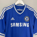 Shop 2013/14 CHELSEA HAZARD #17 HOME SHIRT (L) ADIDAS, classic football shirts, vintage football shirts & retro soccer jerseys at Cult Kits