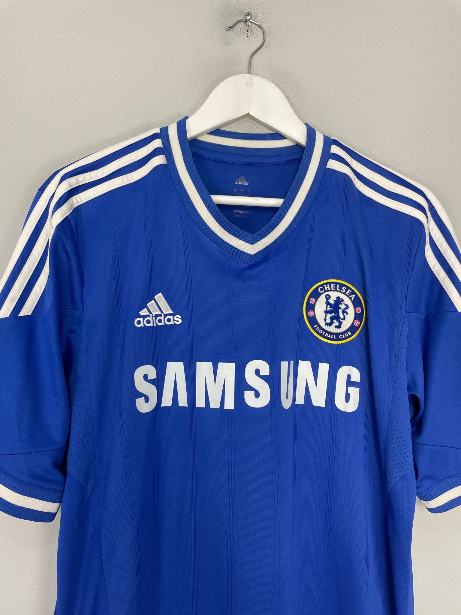 Shop 2013/14 CHELSEA HAZARD #17 HOME SHIRT (L) ADIDAS, classic football shirts, vintage football shirts & retro soccer jerseys at Cult Kits