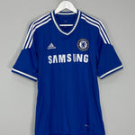 Shop 2013/14 CHELSEA HAZARD #17 HOME SHIRT (L) ADIDAS, classic football shirts, vintage football shirts & retro soccer jerseys at Cult Kits