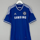 Shop 2013/14 CHELSEA HAZARD #17 HOME SHIRT (L) ADIDAS, classic football shirts, vintage football shirts & retro soccer jerseys at Cult Kits