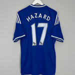 Shop 2013/14 CHELSEA HAZARD #17 HOME SHIRT (L) ADIDAS, classic football shirts, vintage football shirts & retro soccer jerseys at Cult Kits