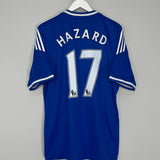 Shop 2013/14 CHELSEA HAZARD #17 HOME SHIRT (L) ADIDAS, classic football shirts, vintage football shirts & retro soccer jerseys at Cult Kits