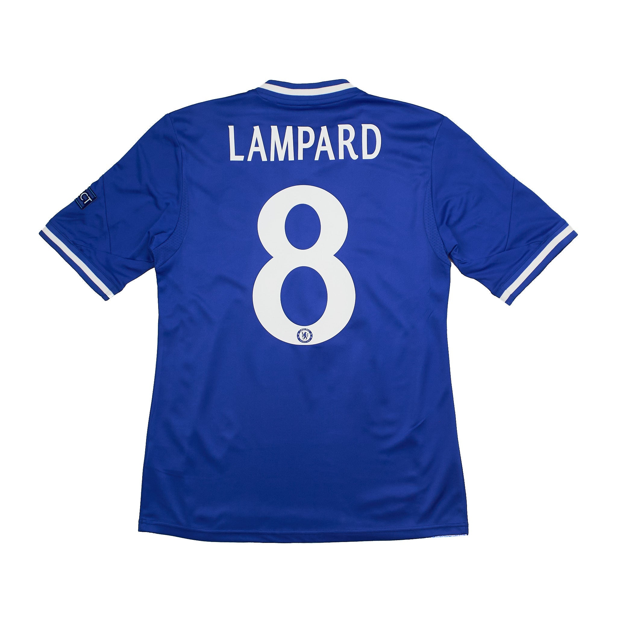 Buy 2013/14 Chelsea Lampard 8 C/L Home Shirt (XS) Adidas ~ Free worldwide shipping ~ Authentic Vintage Football Shirts from Cult Kits