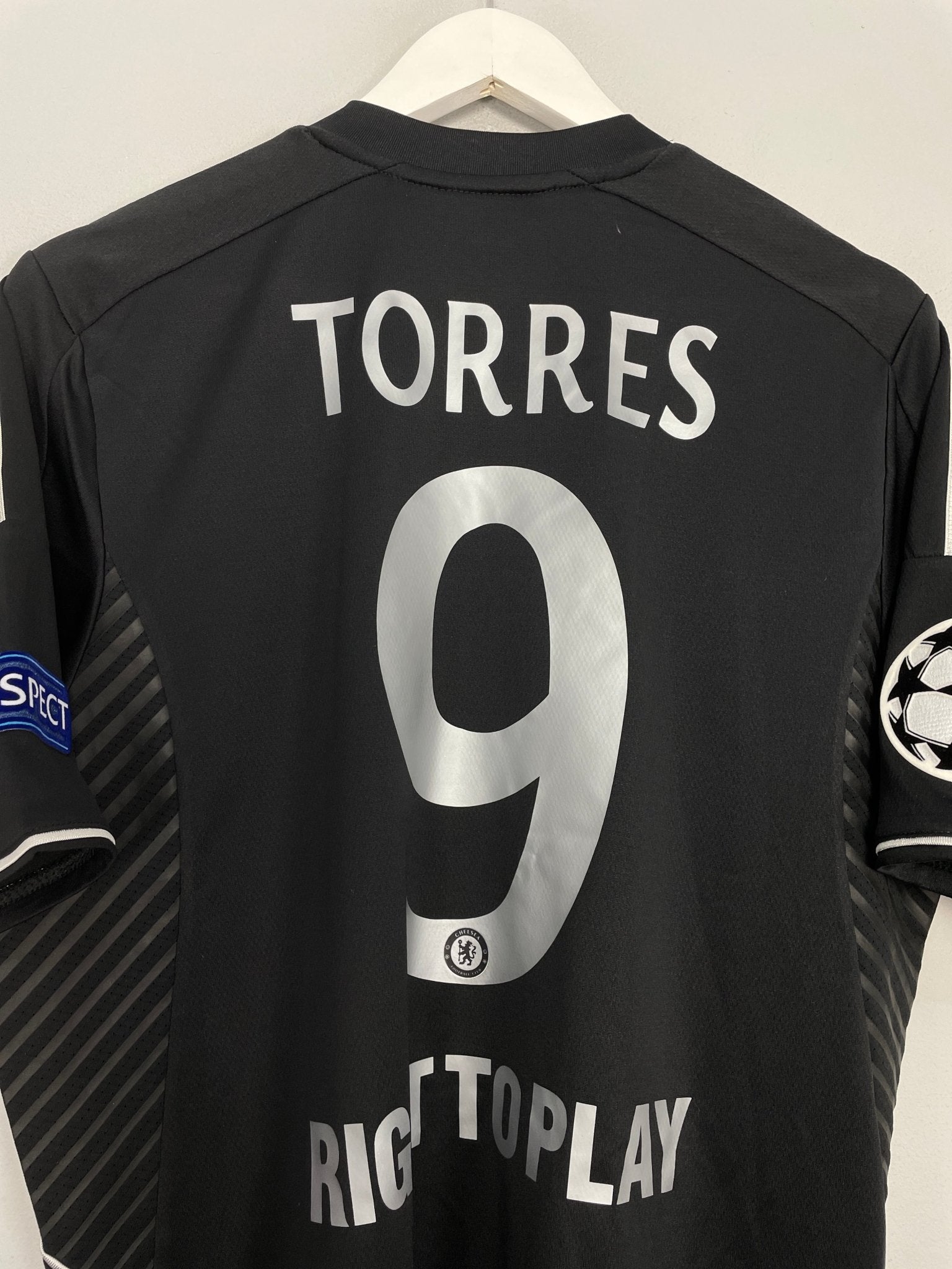 Shop 2013/14 CHELSEA TORRES #9 C/L THIRD SHIRT (L) ADIDAS, classic football shirts, vintage football shirts & retro soccer jerseys at Cult Kits