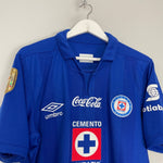 Shop 2013/14 CRUZ AZUL GIMENEZ #10 HOME SHIRT (L) UMBRO, classic football shirts, vintage football shirts & retro soccer jerseys at Cult Kits