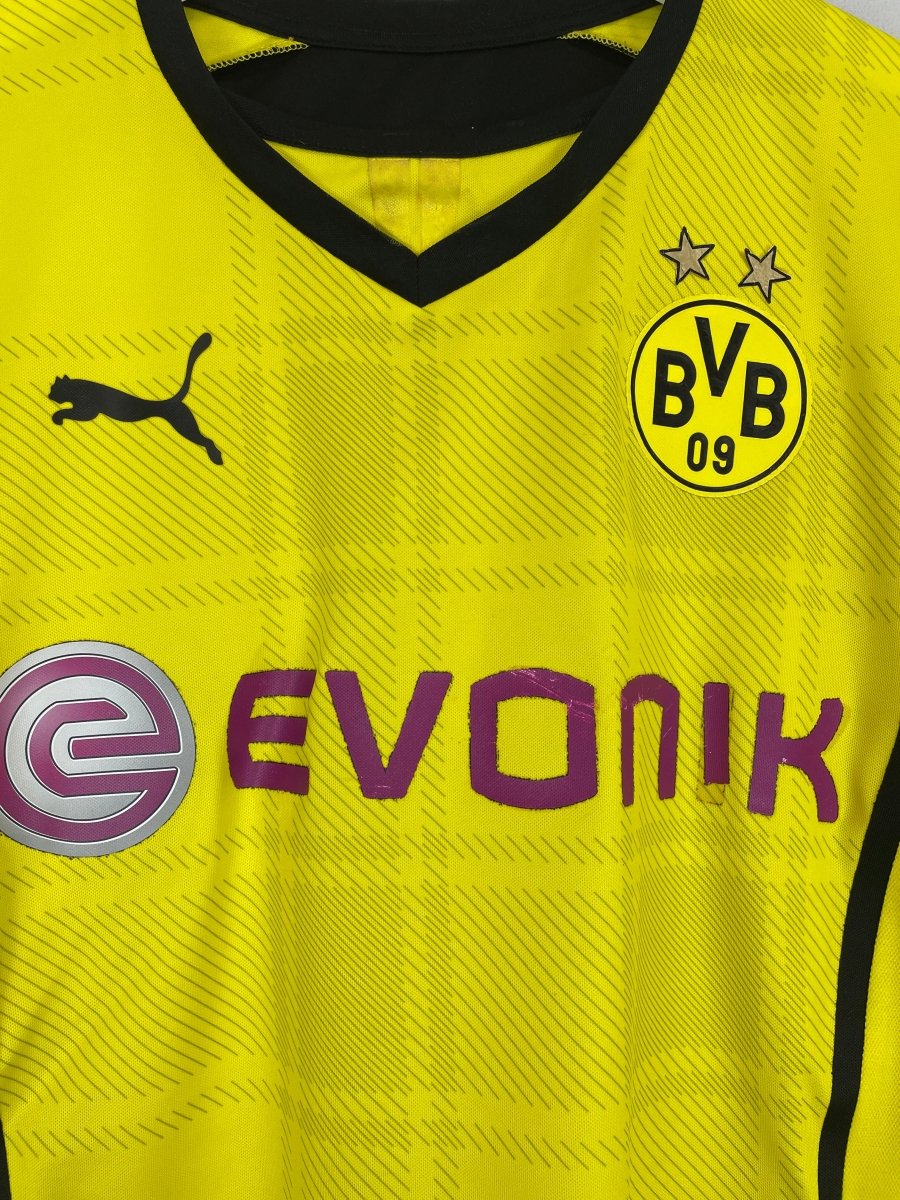 2013/14 DORTMUND L/S HOME SHIRT (M) PUMA - Cult Kits - Medium - Buy Vintage Football Shirts, Authentic Retro Football Shirts For Sale, Classic Football Shirts & Soccer Jersey