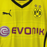 2013/14 DORTMUND L/S HOME SHIRT (M) PUMA - Cult Kits - Medium - Buy Vintage Football Shirts, Authentic Retro Football Shirts For Sale, Classic Football Shirts & Soccer Jersey