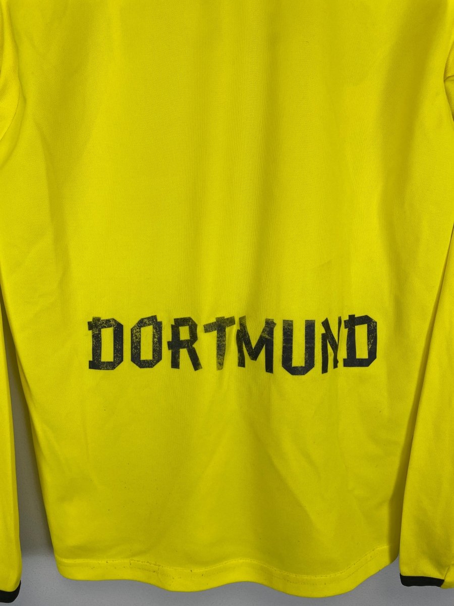 2013/14 DORTMUND L/S HOME SHIRT (M) PUMA - Cult Kits - Medium - Buy Vintage Football Shirts, Authentic Retro Football Shirts For Sale, Classic Football Shirts & Soccer Jersey