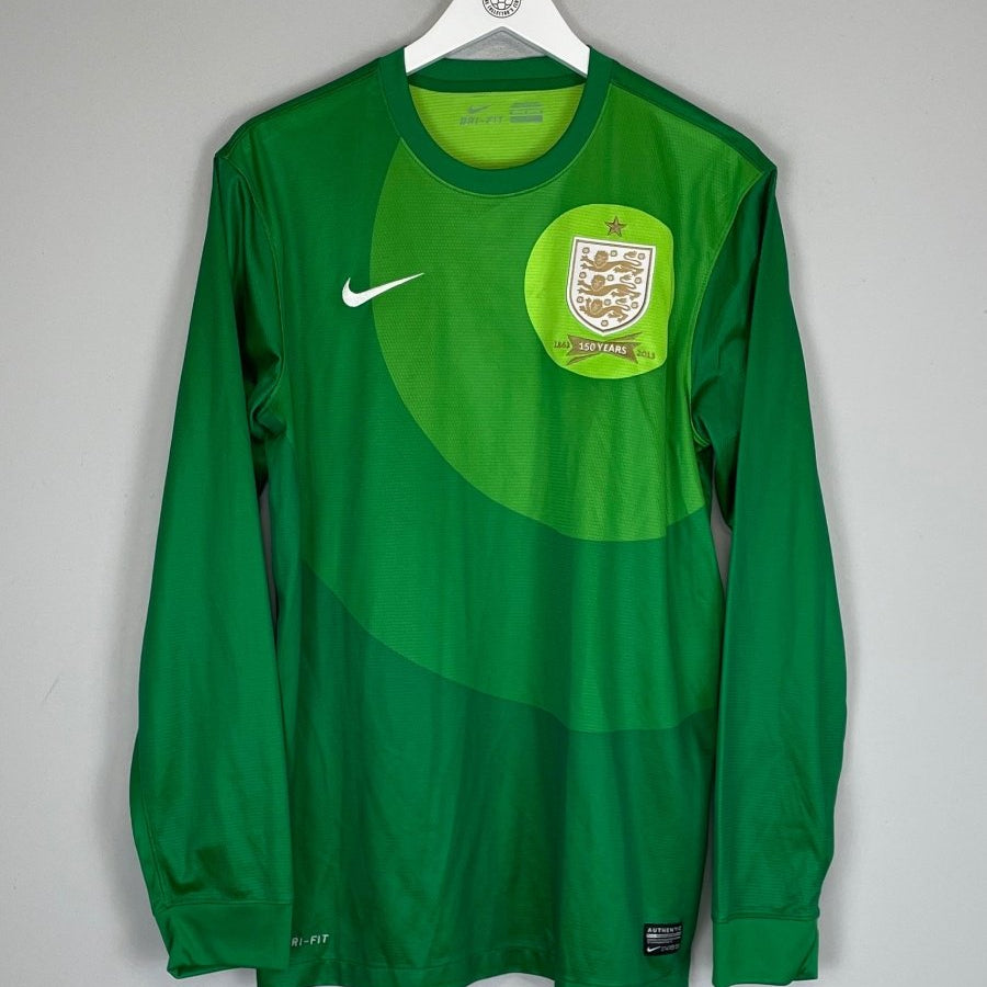 2013/14 ENGLAND *150 YEARS* GK SHIRT (M) NIKE - Cult Kits - Medium - Buy Vintage Football Shirts, Authentic Retro Football Shirts For Sale, Classic Football Shirts & Soccer Jersey
