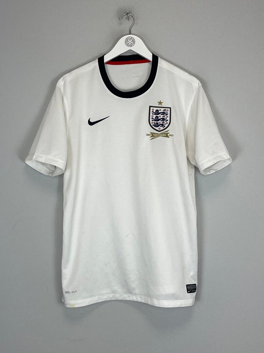2013/14 ENGLAND *150 YEARS* HOME SHIRT (L) NIKE - Cult Kits - Large - Buy Vintage Football Shirts, Authentic Retro Football Shirts For Sale, Classic Football Shirts & Soccer Jersey