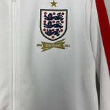 Shop 2013/14 ENGLAND *150 YEARS* TRACK JACKET (L) NIKE, classic football shirts, vintage football shirts & retro soccer jerseys at Cult Kits