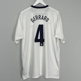 Shop 2013/14 ENGLAND GERRARD #4 *150 YEAR* HOME SHIRT (XL) NIKE, classic football shirts, vintage football shirts & retro soccer jerseys at Cult Kits