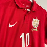 Shop 2013/14 ENGLAND ROONEY #10 *150 YEARS* AWAY SHIRT (L) NIKE, classic football shirts, vintage football shirts & retro soccer jerseys at Cult Kits