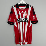 Shop 2013/14 ESTUDIANTES VERON #11 HOME SHIRT (XL) ADIDAS, classic football shirts, vintage football shirts & retro soccer jerseys at Cult Kits
