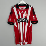Shop 2013/14 ESTUDIANTES VERON #11 HOME SHIRT (XL) ADIDAS, classic football shirts, vintage football shirts & retro soccer jerseys at Cult Kits