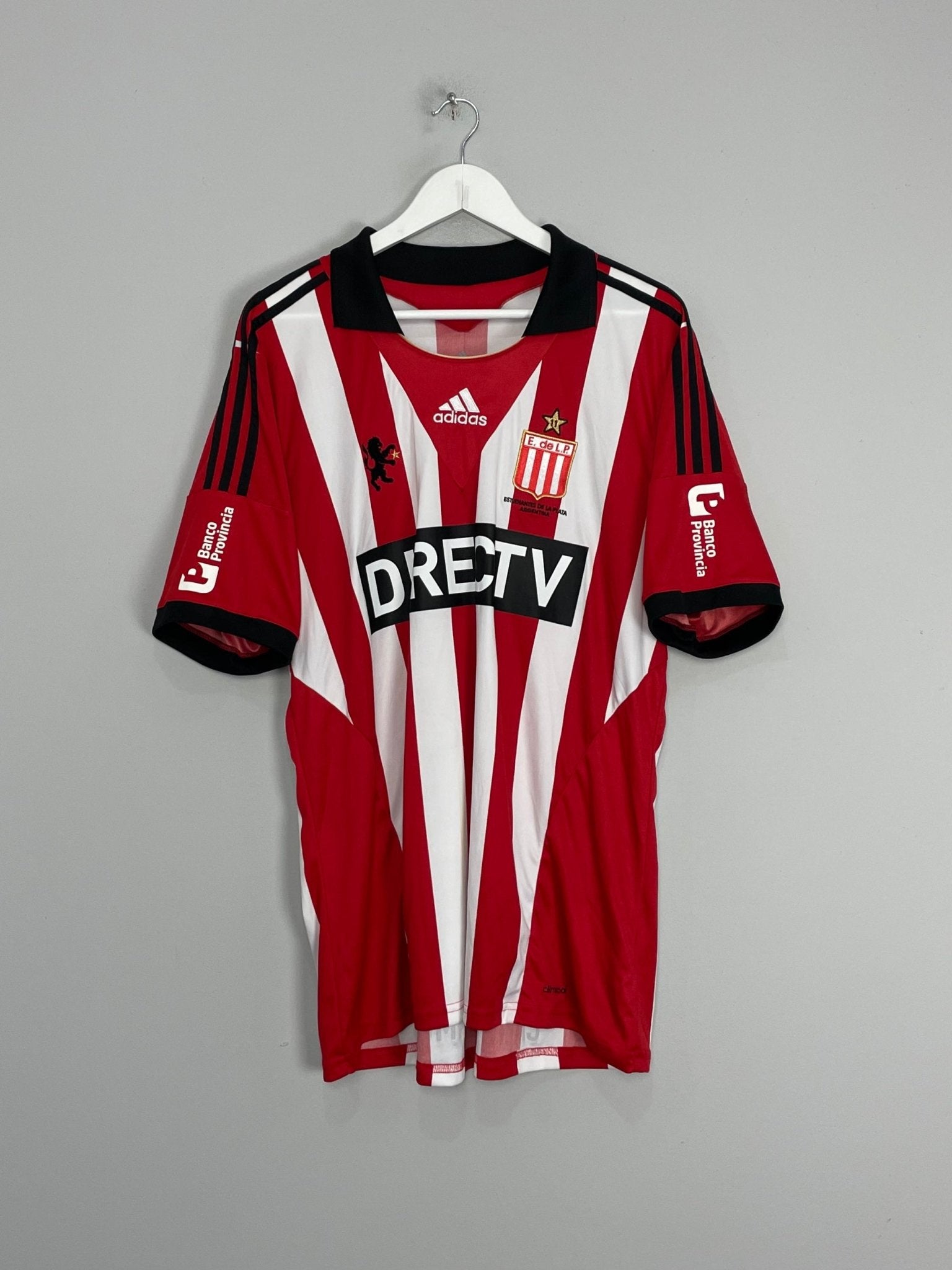 Shop 2013/14 ESTUDIANTES VERON #11 HOME SHIRT (XL) ADIDAS, classic football shirts, vintage football shirts & retro soccer jerseys at Cult Kits