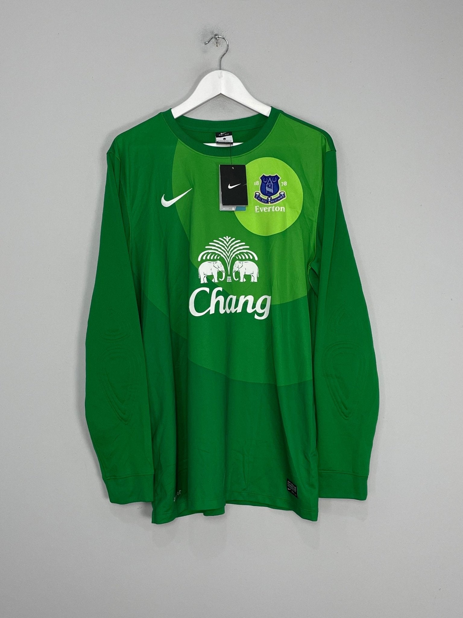 Shop 2013/14 EVERTON HOWARD #24 *BNWT* GK SHIRT (L) NIKE, classic football shirts, vintage football shirts & retro soccer jerseys at Cult Kits