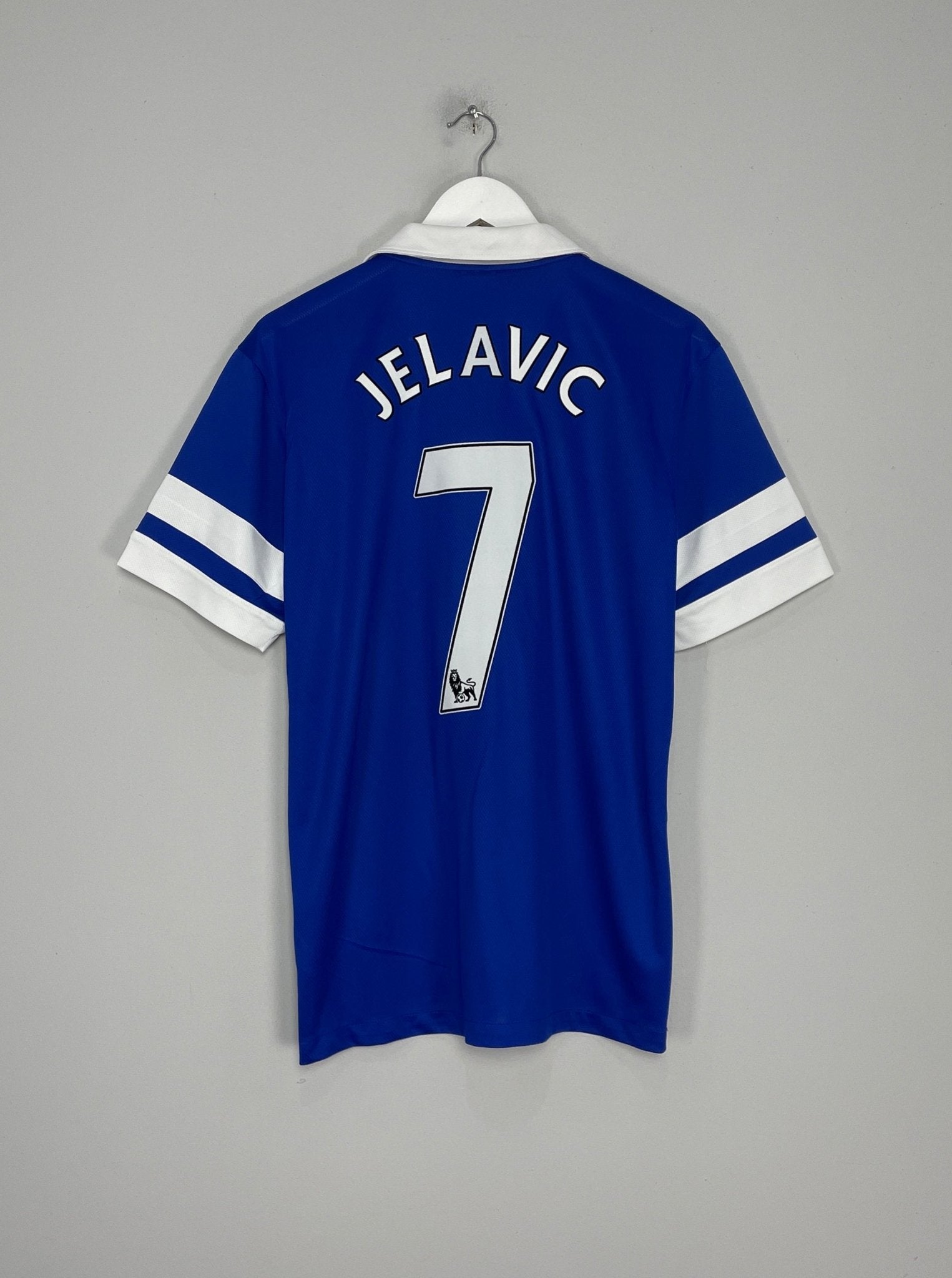 Shop 2013/14 EVERTON JELAVIC #7 HOME SHIRT (M) NIKE, classic football shirts, vintage football shirts & retro soccer jerseys at Cult Kits