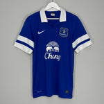 Shop 2013/14 EVERTON JELAVIC #7 HOME SHIRT (M) NIKE, classic football shirts, vintage football shirts & retro soccer jerseys at Cult Kits