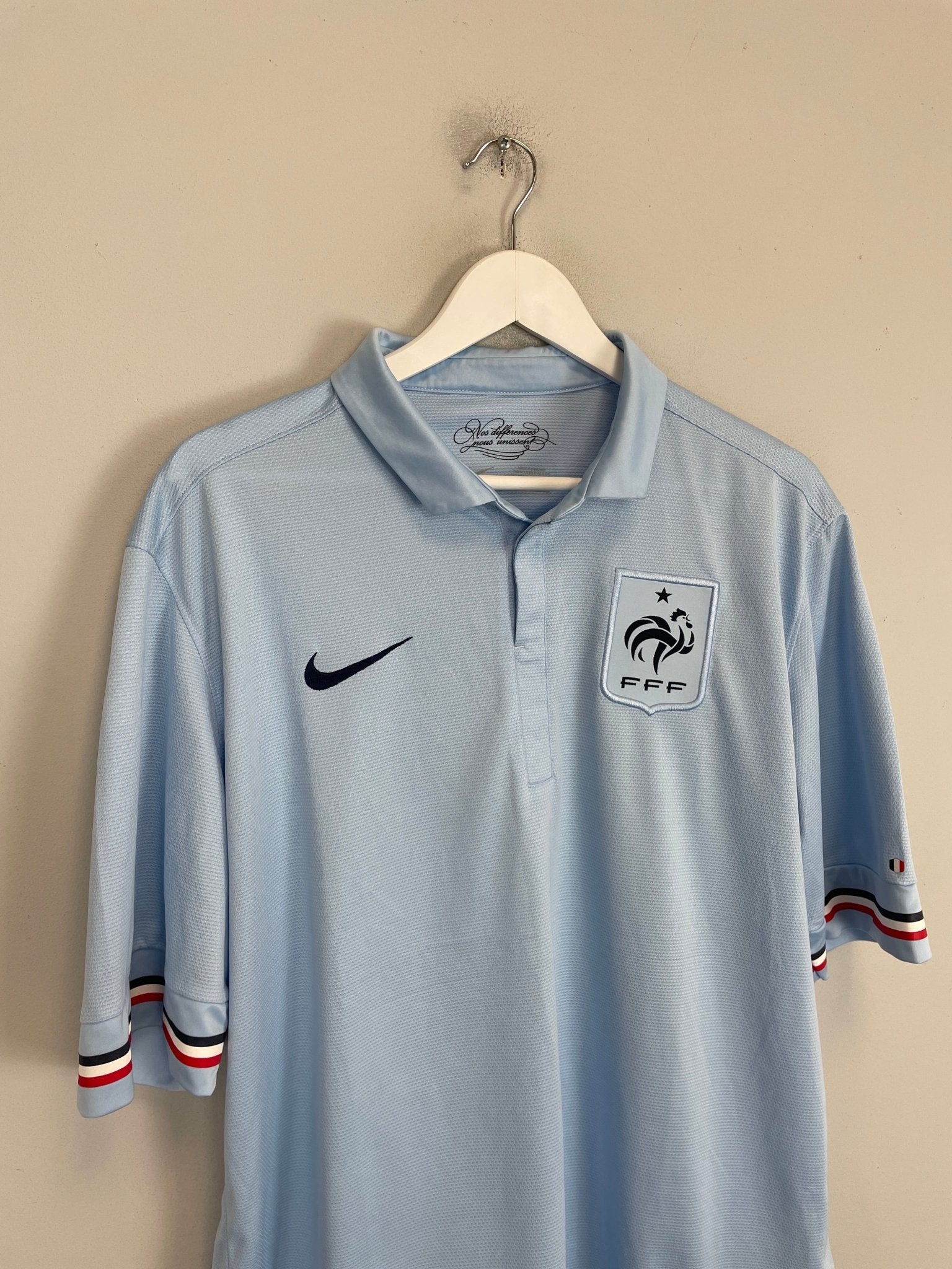 Shop 2013/14 FRANCE THIRD SHIRT (XL) NIKE, classic football shirts, vintage football shirts & retro soccer jerseys at Cult Kits