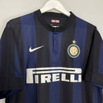 Shop 2013/14 INTER MILAN HOME SHIRT (XL) NIKE, classic football shirts, vintage football shirts & retro soccer jerseys at Cult Kits