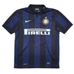 Buy 2013/14 INTER MILAN J.ZANETTI 4 HOME SHIRT (M) NIKE ~ Free worldwide shipping available ~ Authentic Vintage Football Shirts from Cult Kits