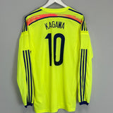 Shop 2013/14 JAPAN KAGAWA #10 *PLAYER ISSUE* L/S AWAY SHIRT (L) ADIDAS, classic football shirts, vintage football shirts & retro soccer jerseys at Cult Kits