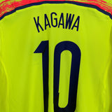 Shop 2013/14 JAPAN KAGAWA #10 *PLAYER ISSUE* L/S AWAY SHIRT (L) ADIDAS, classic football shirts, vintage football shirts & retro soccer jerseys at Cult Kits