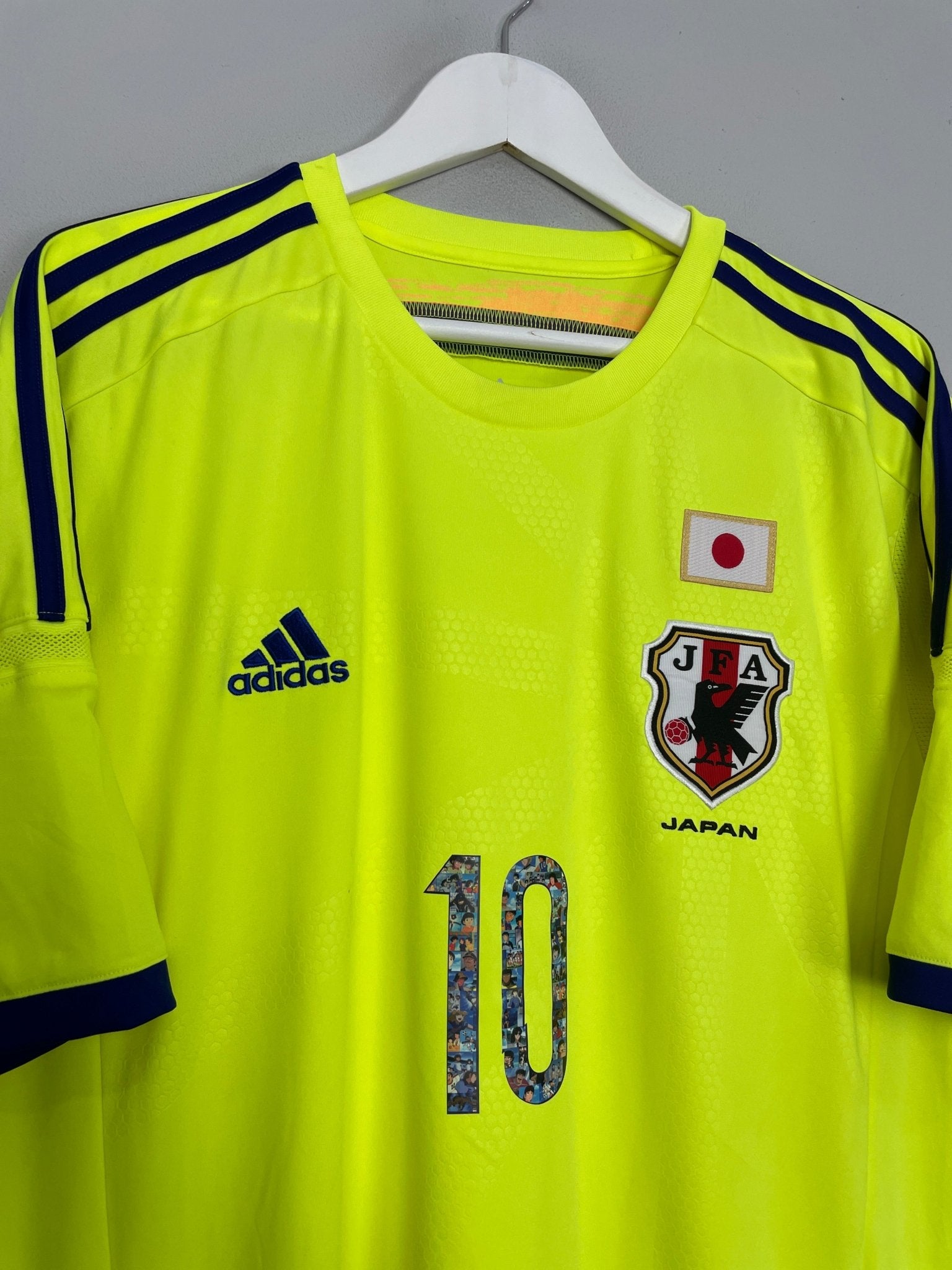 Shop 2013/14 JAPAN TSUBASA #10 AWAY SHIRT (XL) ADIDAS, classic football shirts, vintage football shirts & retro soccer jerseys at Cult Kits