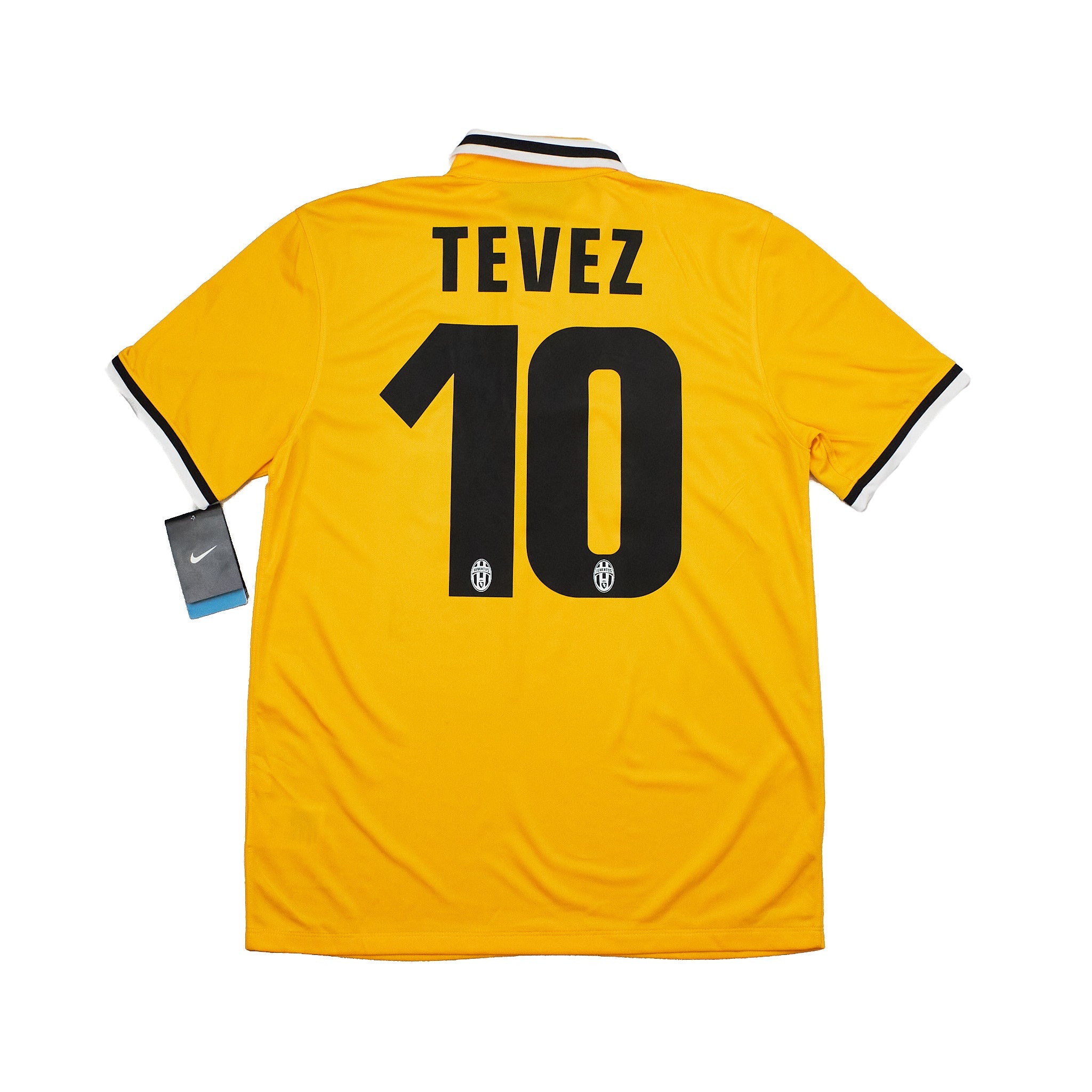 Buy 2013/14 Juventus Tevez 10 BNWT Away Shirt (M) Nike ~ Free worldwide shipping ~ Authentic Vintage Football Shirts from Cult Kits