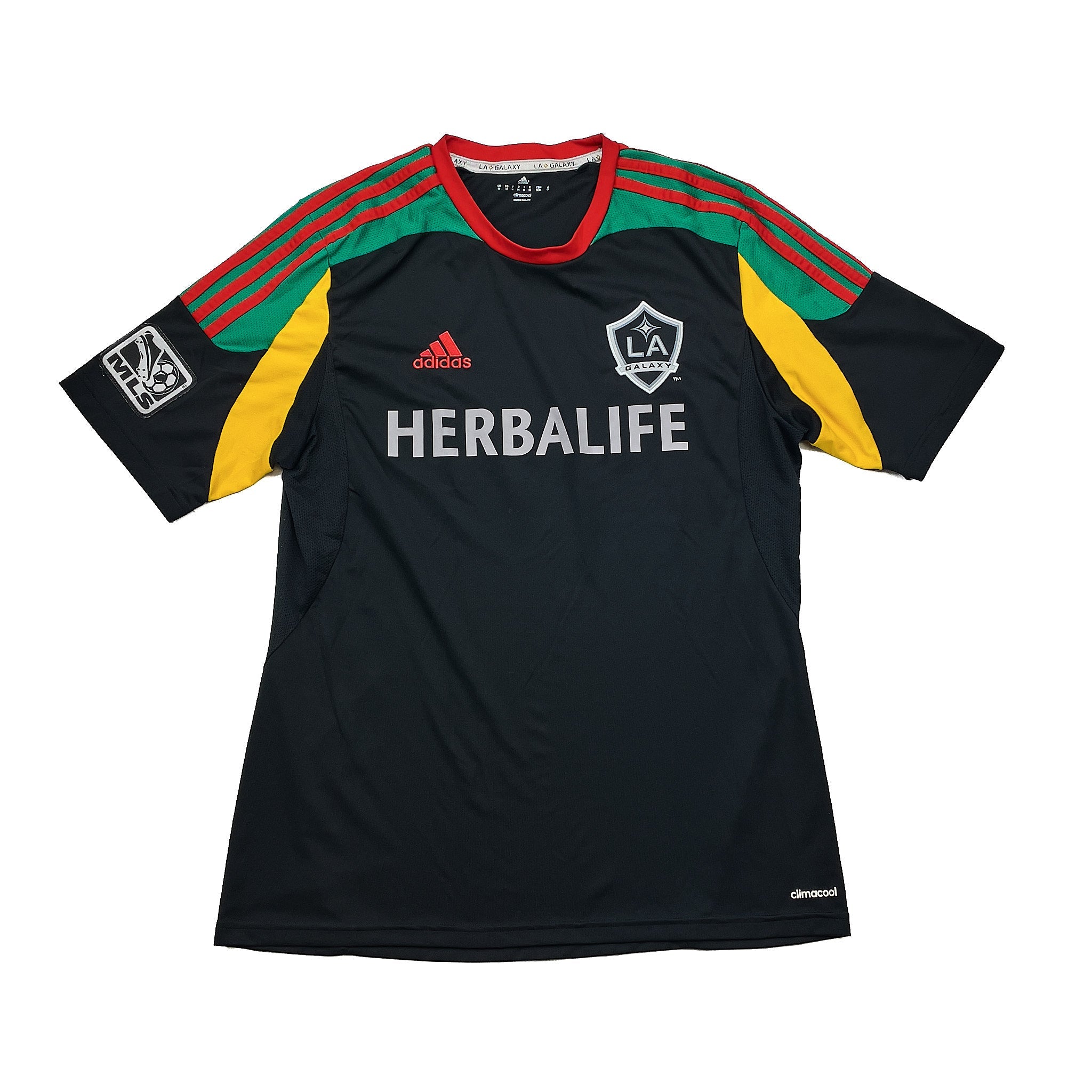 Buy 2013/14 LA GALAXY THIRD SHIRT (M) ADIDAS ~ Free worldwide shipping available ~ Authentic Vintage Football Shirts from Cult Kits