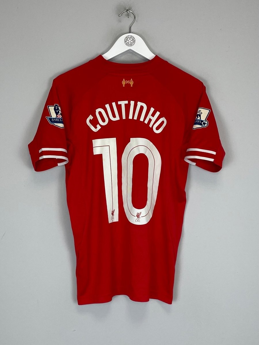 2013/14 LIVERPOOL COUTINHO 10 HOME SHIRT (S) WARRIOR - Cult Kits - Small - Buy Vintage Football Shirts, Authentic Retro Football Shirts For Sale, Classic Football Shirts & Soccer Jersey