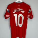 2013/14 LIVERPOOL COUTINHO 10 HOME SHIRT (S) WARRIOR - Cult Kits - Small - Buy Vintage Football Shirts, Authentic Retro Football Shirts For Sale, Classic Football Shirts & Soccer Jersey