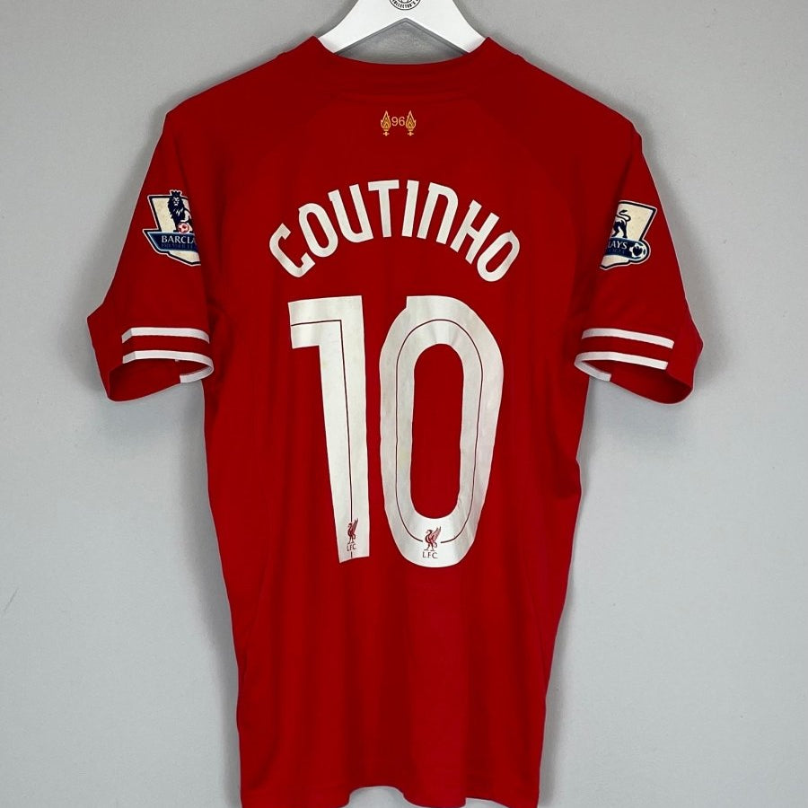 2013/14 LIVERPOOL COUTINHO 10 HOME SHIRT (S) WARRIOR - Cult Kits - Small - Buy Vintage Football Shirts, Authentic Retro Football Shirts For Sale, Classic Football Shirts & Soccer Jersey