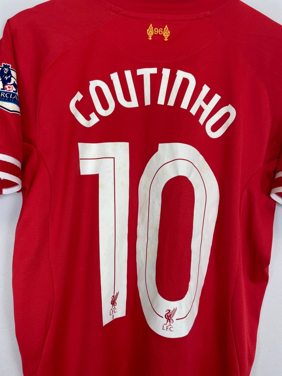 2013/14 LIVERPOOL COUTINHO 10 HOME SHIRT (S) WARRIOR - Cult Kits - Small - Buy Vintage Football Shirts, Authentic Retro Football Shirts For Sale, Classic Football Shirts & Soccer Jersey