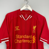 Shop 2013/14 LIVERPOOL GERRARD #8 HOME SHIRT (L) NEW BALANCE, classic football shirts, vintage football shirts & retro soccer jerseys at Cult Kits