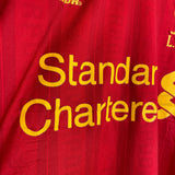 Shop 2013/14 LIVERPOOL GERRARD #8 L/S HOME SHIRT (XL) WARRIOR, classic football shirts, vintage football shirts & retro soccer jerseys at Cult Kits