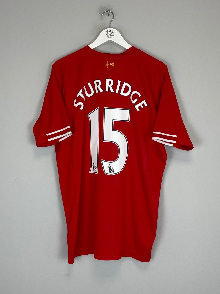 2013/14 LIVERPOOL STURRIDGE 15 HOME SHIRT (XL) WARRIOR - Cult Kits - XL - Buy Vintage Football Shirts, Authentic Retro Football Shirts For Sale, Classic Football Shirts & Soccer Jersey