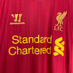 Shop 2013/14 LIVERPOOL SUAREZ #7 HOME SHIRT (M) WARRIOR, classic football shirts, vintage football shirts & retro soccer jerseys at Cult Kits