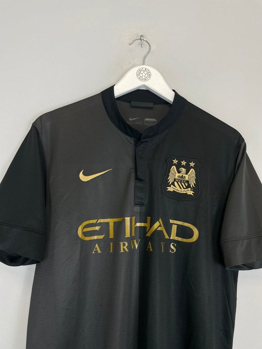 2013/14 MANCHESTER CITY KUN AGUERO 16 AWAY SHIRT (L) NIKE - Cult Kits - Large - Buy Vintage Football Shirts, Authentic Retro Football Shirts For Sale, Classic Football Shirts & Soccer Jersey