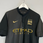 2013/14 MANCHESTER CITY KUN AGUERO 16 AWAY SHIRT (L) NIKE - Cult Kits - Large - Buy Vintage Football Shirts, Authentic Retro Football Shirts For Sale, Classic Football Shirts & Soccer Jersey