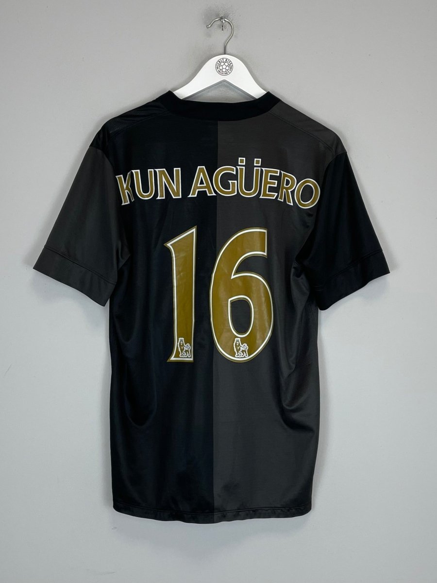 2013/14 MANCHESTER CITY KUN AGUERO 16 AWAY SHIRT (L) NIKE - Cult Kits - Large - Buy Vintage Football Shirts, Authentic Retro Football Shirts For Sale, Classic Football Shirts & Soccer Jersey