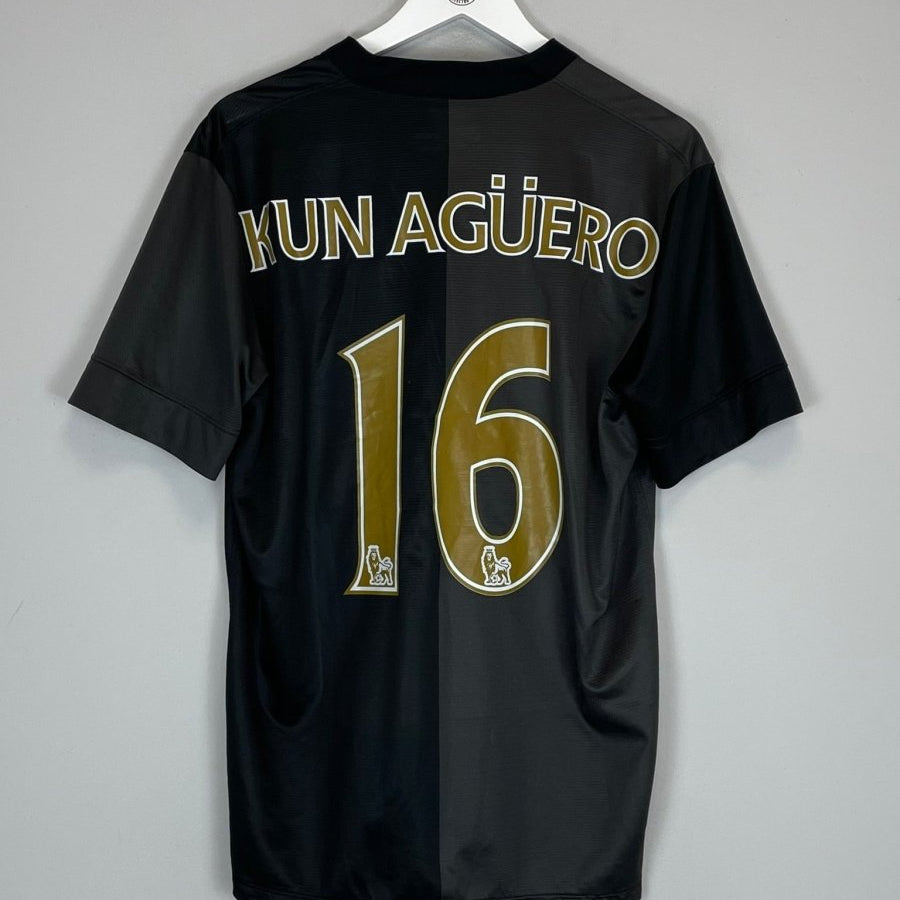 2013/14 MANCHESTER CITY KUN AGUERO 16 AWAY SHIRT (L) NIKE - Cult Kits - Large - Buy Vintage Football Shirts, Authentic Retro Football Shirts For Sale, Classic Football Shirts & Soccer Jersey