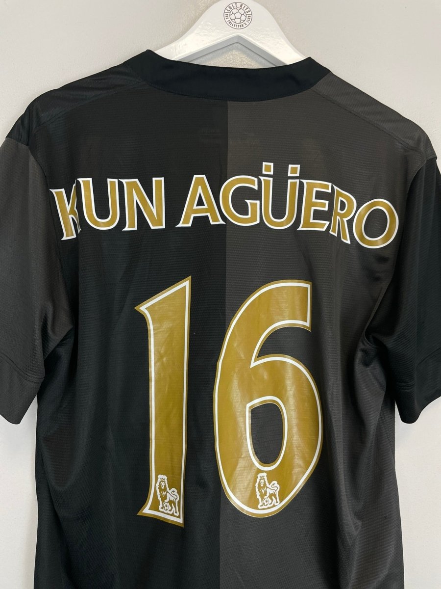 2013/14 MANCHESTER CITY KUN AGUERO 16 AWAY SHIRT (L) NIKE - Cult Kits - Large - Buy Vintage Football Shirts, Authentic Retro Football Shirts For Sale, Classic Football Shirts & Soccer Jersey