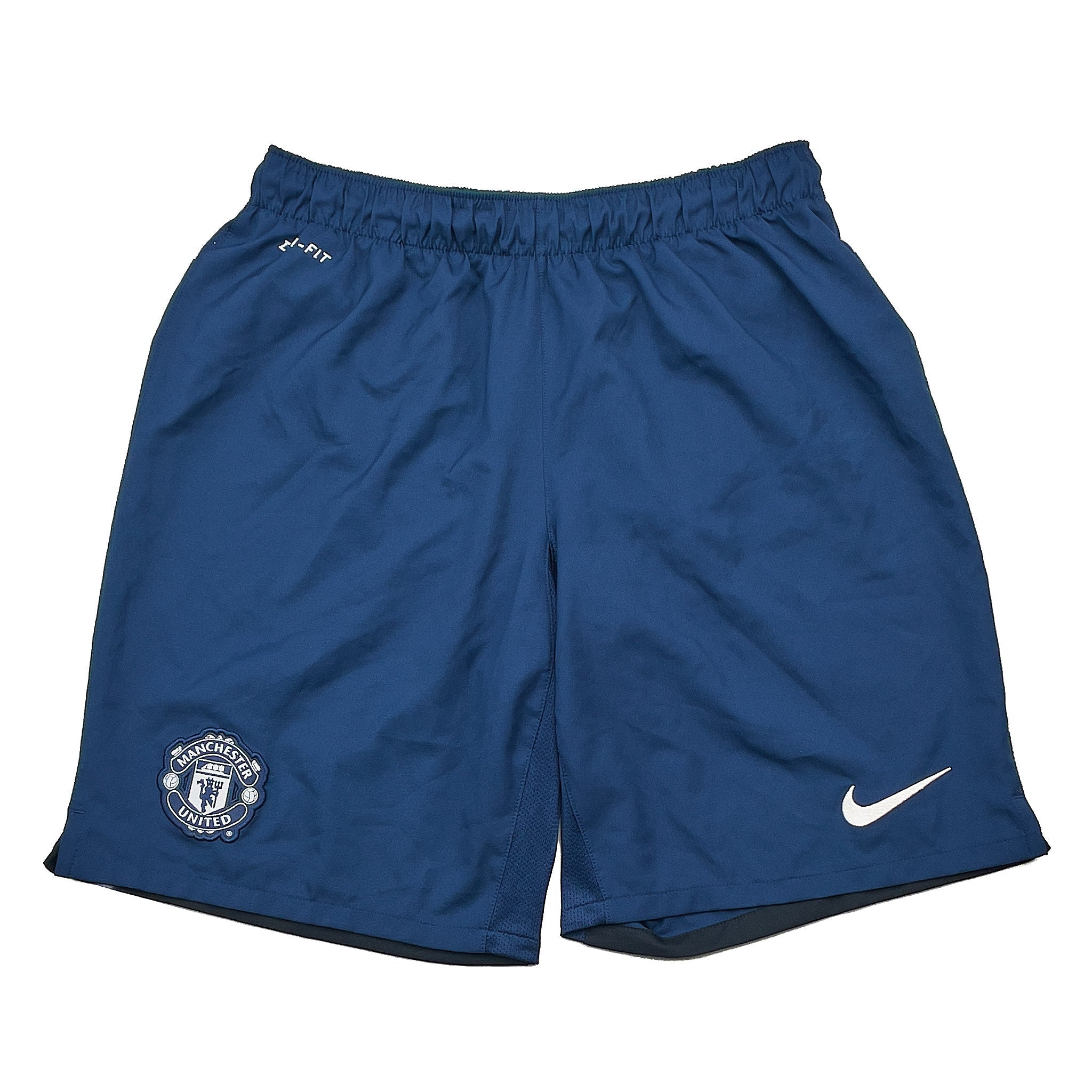 Buy 2013/14 Manchester United Away Shorts (L) Nike ~ Free worldwide shipping available ~ Authentic Vintage Football Shirts from Cult Kits