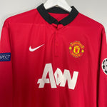 Shop 2013/14 MANCHESTER UNITED CHICHARITO #14 C/L L/S *BNWT* HOME SHIRT (L) NIKE, classic football shirts, vintage football shirts & retro soccer jerseys at Cult Kits