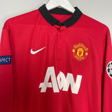 Shop 2013/14 MANCHESTER UNITED CHICHARITO #14 C/L L/S *BNWT* HOME SHIRT (L) NIKE, classic football shirts, vintage football shirts & retro soccer jerseys at Cult Kits